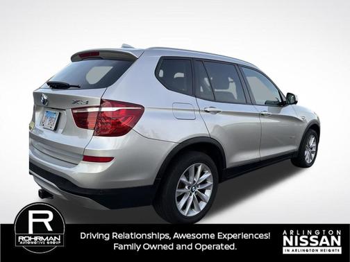 Mineral Silver Metallic 2015 BMW X3 xDrive28d