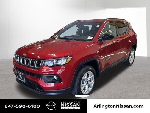Red 2025 Jeep Compass Latitude