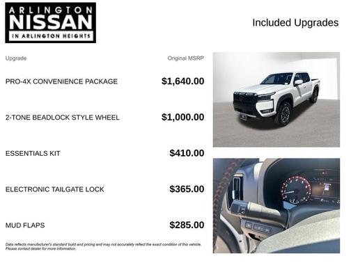 Glacier White 2026 Nissan Frontier PRO-4X