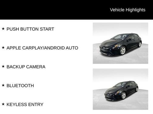 2022 Toyota Corolla Hatchback SE
