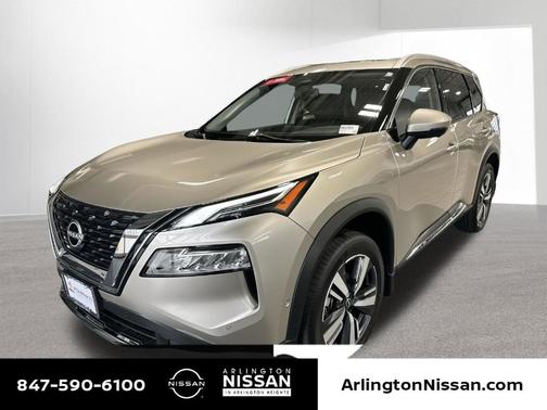 Champagne Silver 2023 Nissan Rogue Platinum