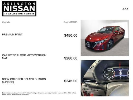 Scarlet Ember 2025 Nissan Sentra SV