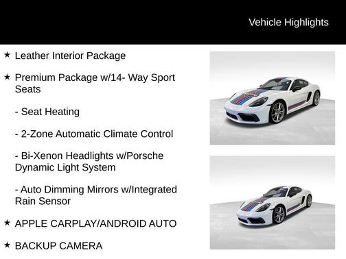 2018 Porsche 718 Cayman Base