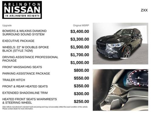 Black Sapphire Metallic 2021 BMW X5 M50i