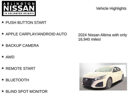 2024 Nissan Altima 2.5 SV