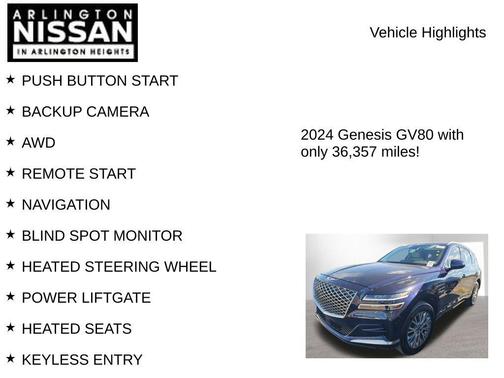 2024 Genesis GV80 2.5T