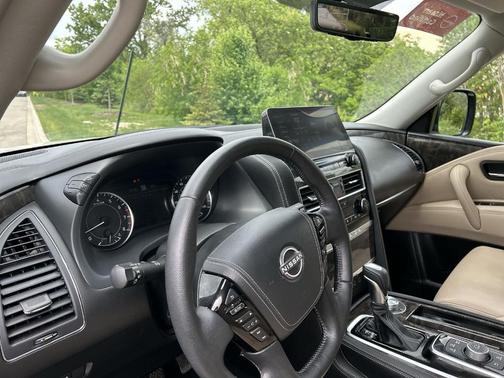 Aspen White 2023 Nissan Armada Platinum