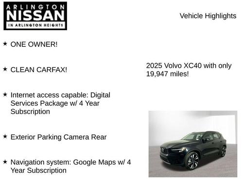 2025 Volvo XC40 B5 Plus Dark Theme