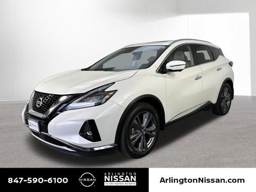 White 2019 Nissan Murano Platinum