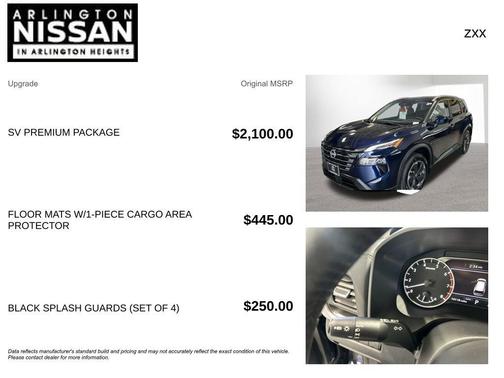 Deep Ocean Blue 2024 Nissan Rogue SV