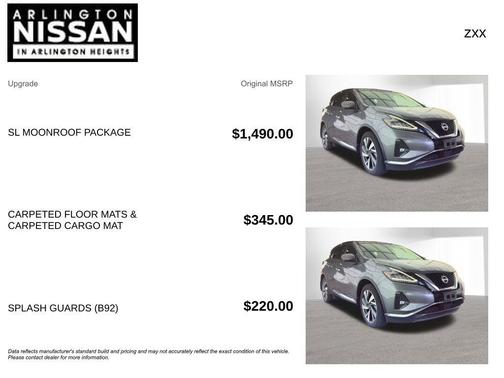 Gun Metallic 2023 Nissan Murano SL