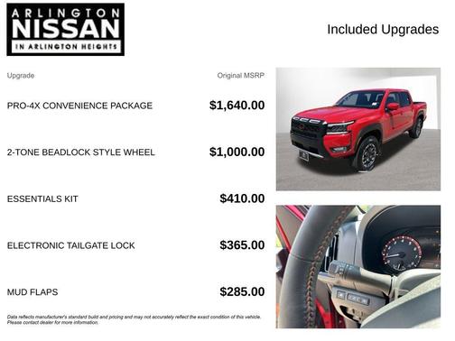 Red Alert 2026 Nissan Frontier PRO-4X