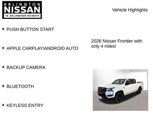 2026 Nissan Frontier SV