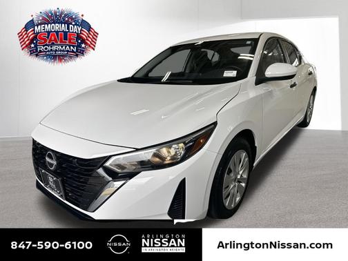 Cloud White 2024 Nissan Sentra S