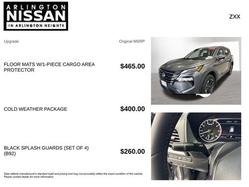 Gun Metallic 2026 Nissan Rogue SV