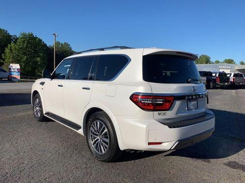 Aspen White Tricoat 2021 Nissan Armada SL 2WD