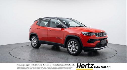 Red Hot Pearlcoat 2025 Jeep Compass Limited
