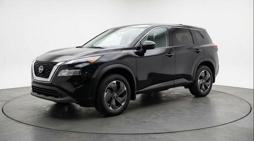 Super Black 2025 Nissan Rogue SV