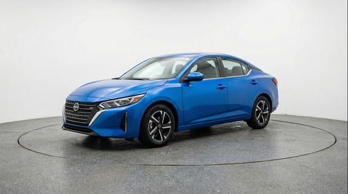 Electric Blue Metallic 2025 Nissan Sentra SV