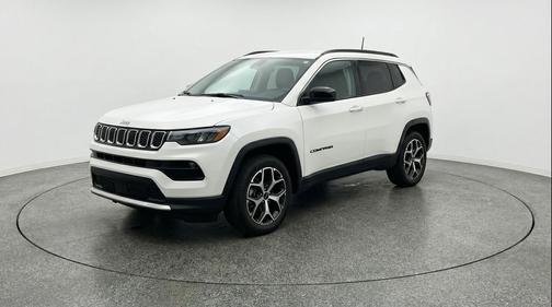 Bright White Clearcoat 2025 Jeep Compass Limited