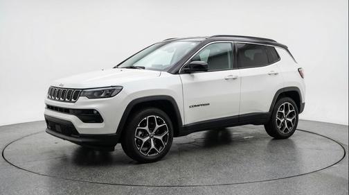 Bright White Clearcoat 2025 Jeep Compass Limited