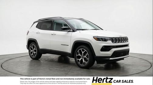 Bright White Clearcoat 2025 Jeep Compass Limited