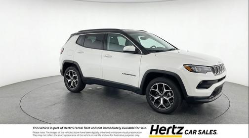 Bright White Clearcoat 2025 Jeep Compass Limited