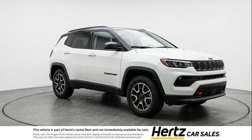 Bright White Clearcoat 2025 Jeep Compass Trailhawk