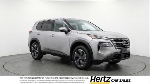 Brilliant Silver Metallic 2025 Nissan Rogue SV