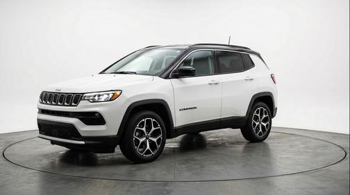 Bright White Clearcoat 2025 Jeep Compass Limited