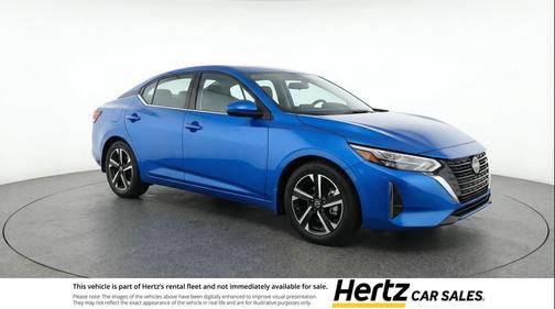 Electric Blue Metallic 2025 Nissan Sentra SV