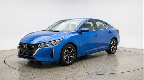 Electric Blue Metallic 2025 Nissan Sentra SV