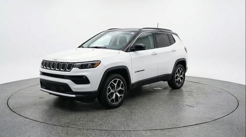 Bright White Clearcoat 2025 Jeep Compass Limited
