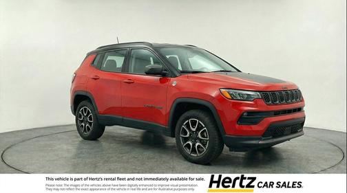 Red 2025 Jeep Compass Trailhawk