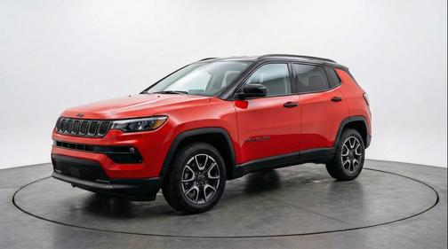 Red 2025 Jeep Compass Trailhawk