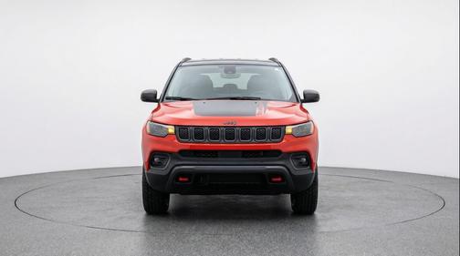 Red 2025 Jeep Compass Trailhawk