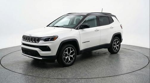 Bright White Clearcoat 2025 Jeep Compass Limited