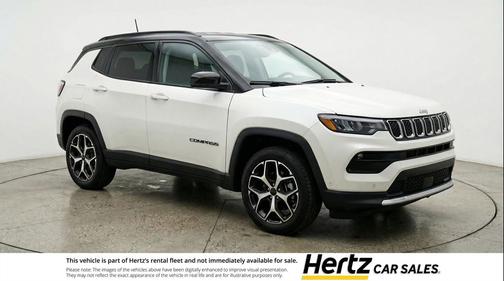 Bright White Clearcoat 2025 Jeep Compass Limited