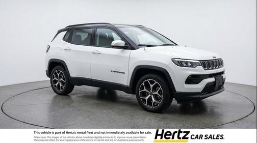 Bright White Clearcoat 2025 Jeep Compass Limited
