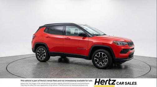 Red Hot Pearlcoat 2025 Jeep Compass Trailhawk