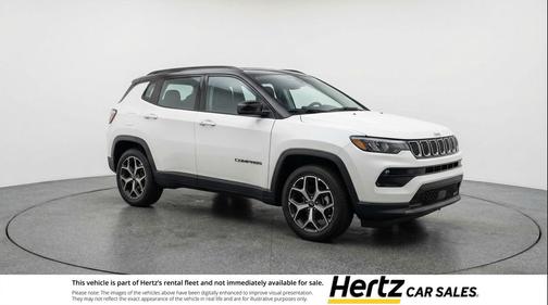 Bright White Clearcoat 2025 Jeep Compass Limited