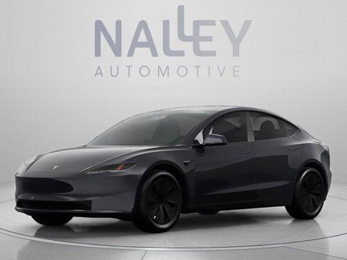 Stealth Gray 2025 Tesla Model 3 Long Range