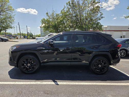 Midnight Black Metallic 2021 Toyota RAV4 XLE Premium