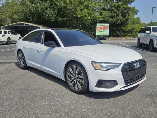 Glacier White Metallic 2021 Audi A6 45 Premium Plus