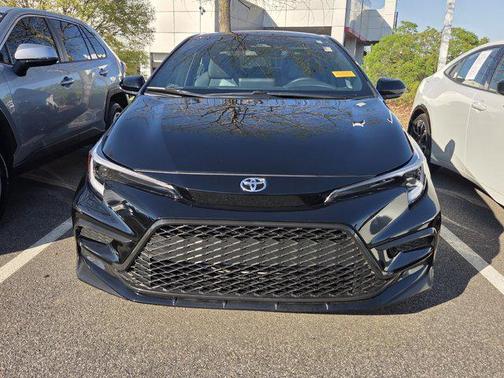 Midnight Black Metallic 2025 Toyota Corolla SE