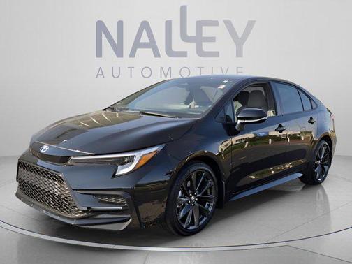 Midnight Black Metallic 2025 Toyota Corolla SE