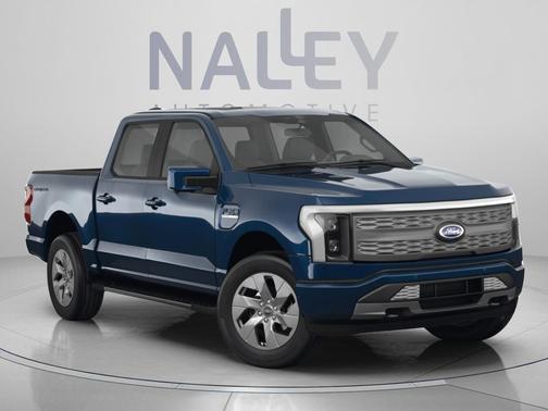 Antimatter Blue Metallic 2023 Ford F-150 Lightning LARIAT