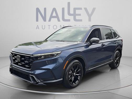Canyon River Blue Metallic 2024 Honda CR-V Hybrid Sport FWD