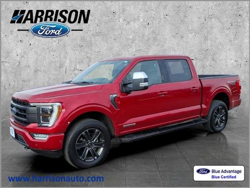 RAPID RED MET TINTED CC 2021 Ford F-150 LARIAT Truck