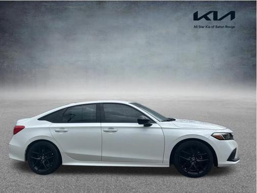 Platinum White Pearl 2022 Honda Civic Sport